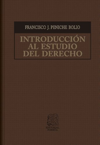 Introducción al estudio del derecho (Spanish Edition)