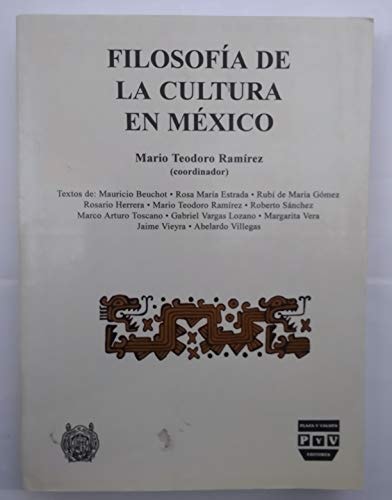 Filosofía de la cultura en México (Spanish Edition)