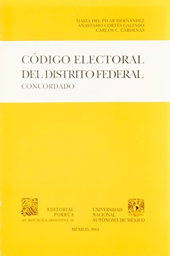 CODIGO ELECTORAL DEL DISTRITO FEDERAL CONCORDADO