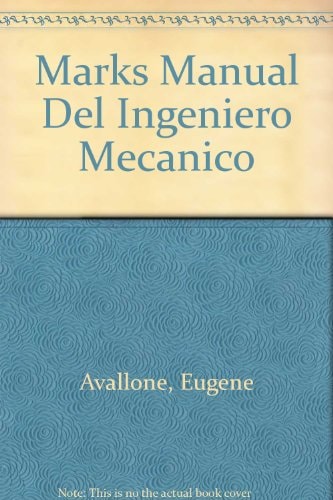 MANUAL DEL INGENIERO MECANICO