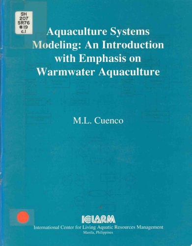Aquaculture Systems Modeling An Introduction with Emphasis on Warmwater Aquaculture