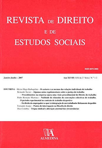 Revista De Direito E De Estudos Sociais, Janeiro Junho