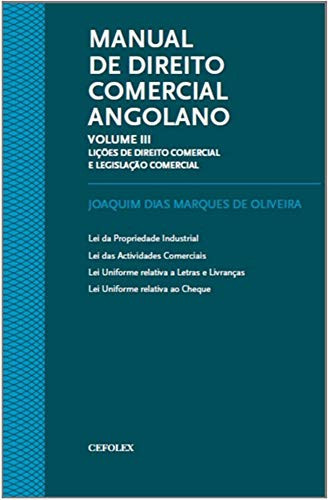 Manual de Direito Comercial Angolano - Volume III(Portuguese Edition)