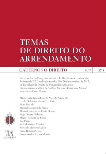 Cadernos O Direito n.o 7 - Temas de Direito do Arrendamento