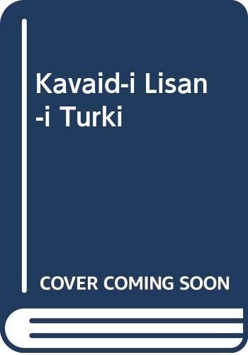 Kavaid-i Lisan-i Türki