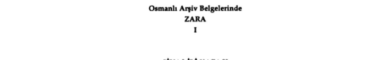 Osmanlı arşiv belgelerinde Zara: Sivas İli kazası temettü'ât defterleri