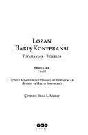 Lozan Barış Konferansı: ülke ve askerlik sorunları Maps