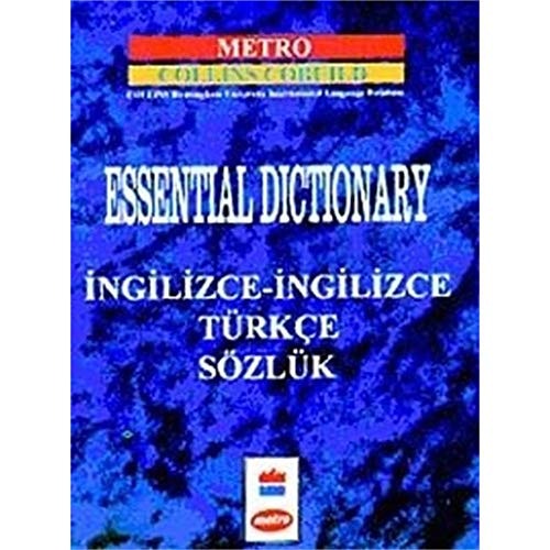 Metro collins cobuild essential dictionary İngilizce-İngilizce Türkçe sözlük