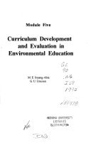 Curriculum development and evaluation in environmental education