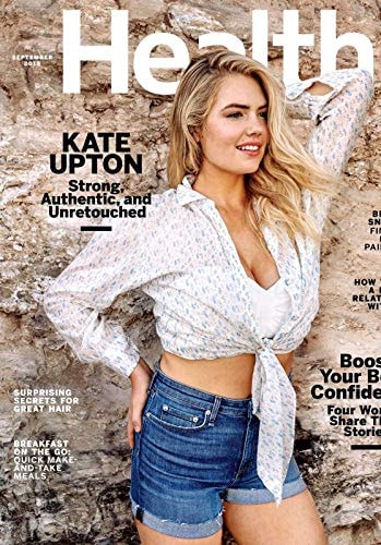 Health Magazine September 2019: Kate Upton, Strong, Authentic, & Unretouched