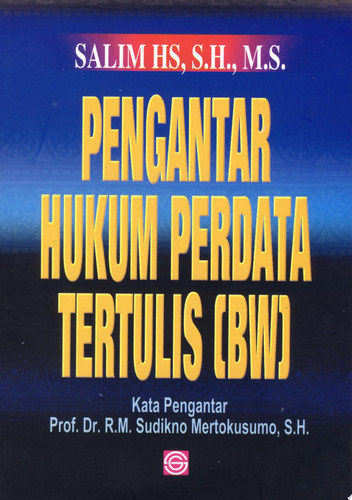 Pengantar Hukum Perdata Tertulis (BW)