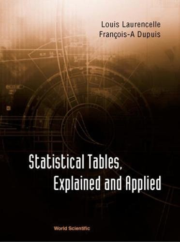 Statistical Tables, Explained and Applied
