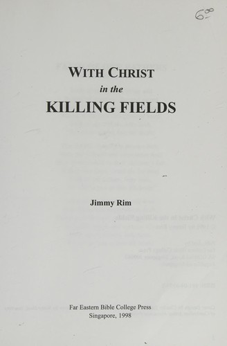 With Christ in the Killing Fields