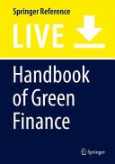 Handbook of Green Finance Energy Security and Sustainable Development