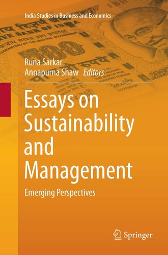 Essays on Sustainability and Management Emerging Perspectives