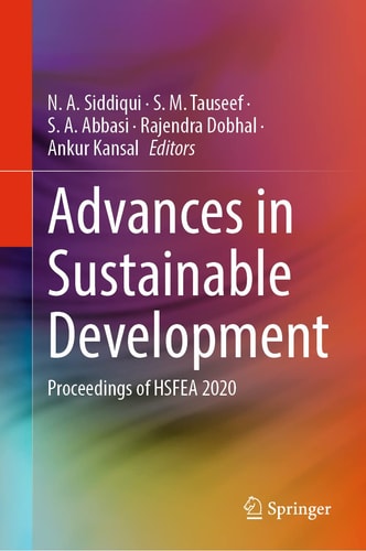 Advances in Sustainable Development Proceedings of HSFEA 2020