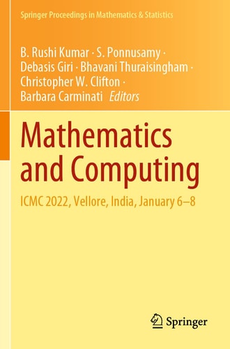Mathematics and Computing ICMC 2022, Vellore, India, January 6–8