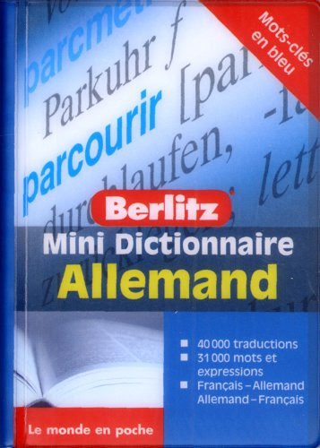 Allemand Mini Dictionnaire français-allemand et allemand-français