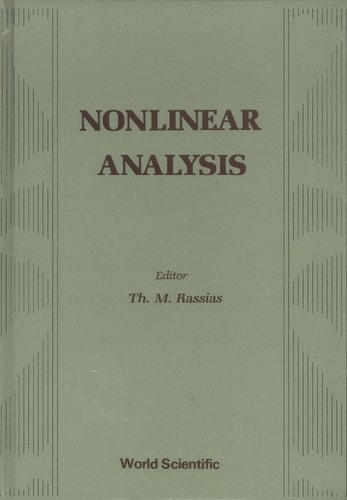 NONLINEAR ANALYSIS  (B/H)