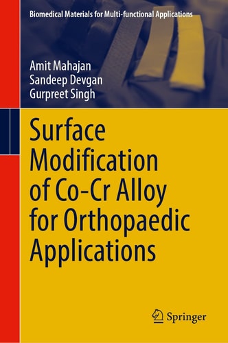 Surface Modification of Co–Cr Alloy for Orthopaedic Applications