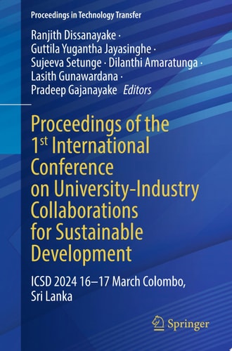 Proceedings of the 1st International Conference on University-Industry Collaborations for Sustainable Development