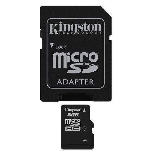 Professional Kingston 8gb Microsdhc Card For Kyocera Hydro Edge Smartphone With Custom Formatting And Standard Sd Acapter. (class 4)