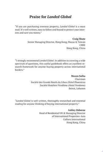 Landed Global Key knowledge you need to buy international property