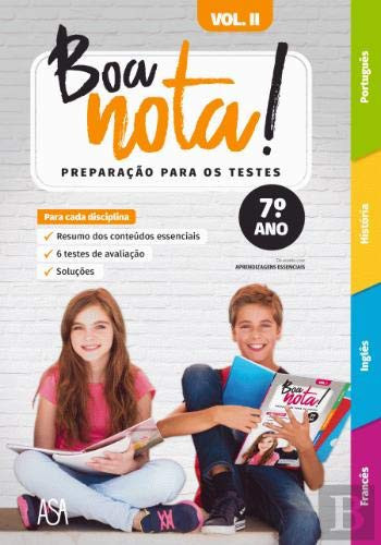 Boa nota! Preparação para os Testes 7.º Ano II (Portuguese Edition)