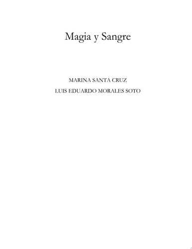Magia y Sangre