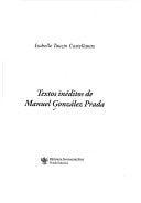 Textos inéditos de Manuel González Prada