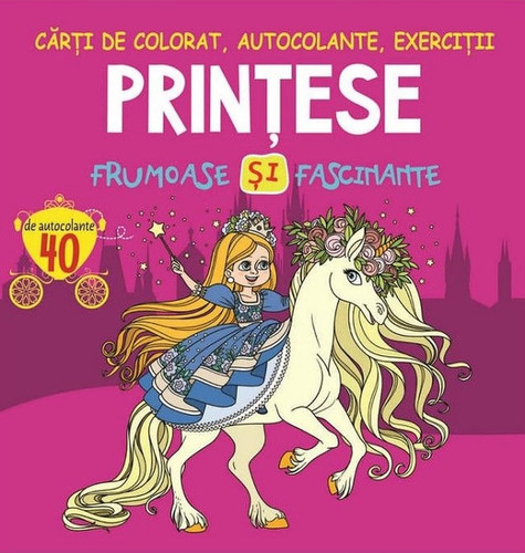 Printese Frumoase Si Fascinating. Carti De Colorat. Self-colating. Exercitii