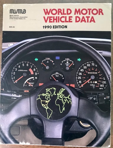 World Motor Vehicle Data, 1990