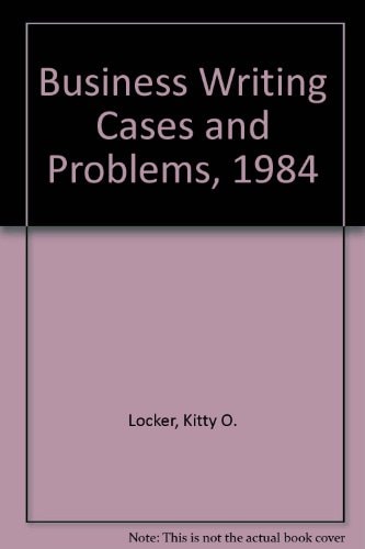Business Writing Cases and Problems