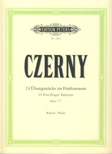 24 Five-Finger Exercises Op. 777 for Piano