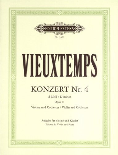 Violin Concerto No. 4 in D Minor Op. 31 (Edition for Violin and Piano)