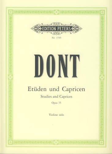 24 Etudes and Caprices Op. 35 for Violin