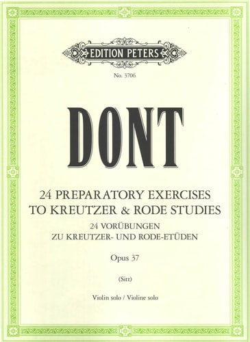 24 Preparatory Exercises to the Kreutzer and Rode Studies Op. 37 for Violin