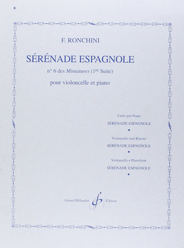 SERENADE ESPAGNOLE NA 6 DES MINIATURES