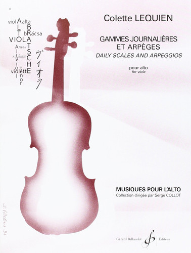 Lequien: Daily Scales and Arpeggios for Viola