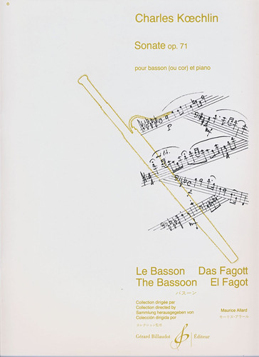 KOECHLIN - Sonata Op.71 para Fagot (Trompa) y Piano