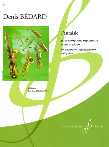 FANTAISIE, POUR SAXOPHONE SOPRANO OU TENOR ET PIANO