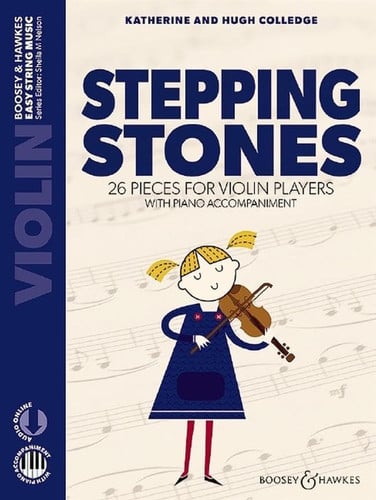 STEPPING STONES - WITH PIANO ACCOMPANIMENT - 26 PIECES FOR VIOLIN PLAYERS - RECUEIL + ENREGISTREMEN