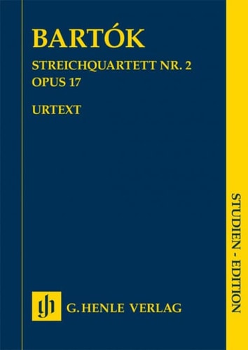 String Quartet No. 2 Op. 17 - Study Score (English, French and German Edition)