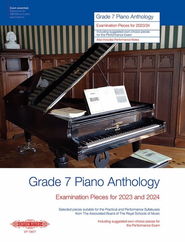 Grade 7: Piano Anthology - Examination Pieces for 2023 and 2024- (Performance Notes by Norman Beedie) Sammelband Für Klavier