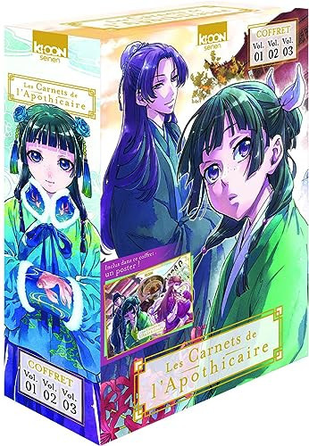 Coffret en 3 volumes Tomes 1 à 3, contient 1 poster