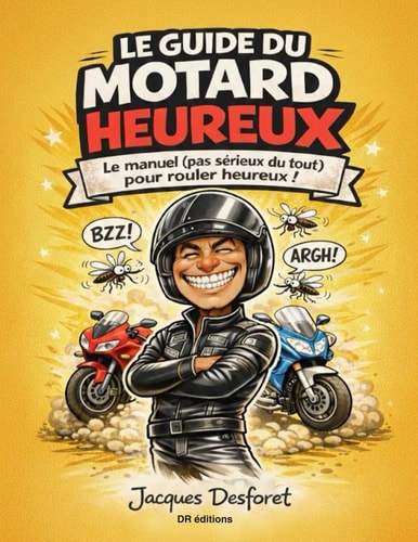 Le guide du motard heureux: BD Humoristique sur l’Univers des Motards – Aventures, Types de Motards, Situations du quotidien et Esprit Biker. (French Edition)