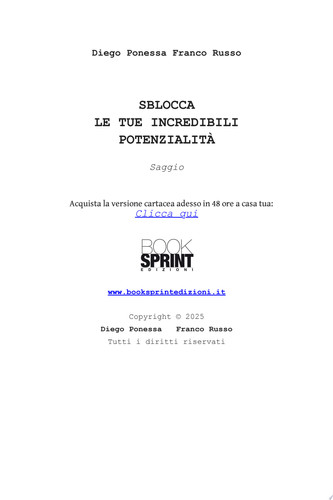 Sblocca le tue incredibili potenzialità