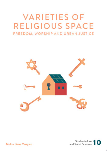 Varieties of Religious Space. Freedom, Worship and Urban Justice