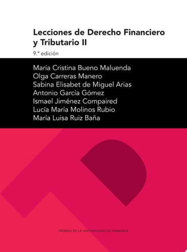 Lecciones de Derecho Financiero y Tributario II. 9ª edición