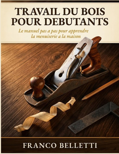 Travail Du Bois Pour Débutants: Le manuel pas à pas pour apprendre la menuiserie à la maison avec outils essentiels, assemblages et 15 projets illustrés (French Edition)